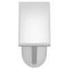 vidaXL Curtain Rails 2 pcs White and Silver 40-60 cm Aluminium