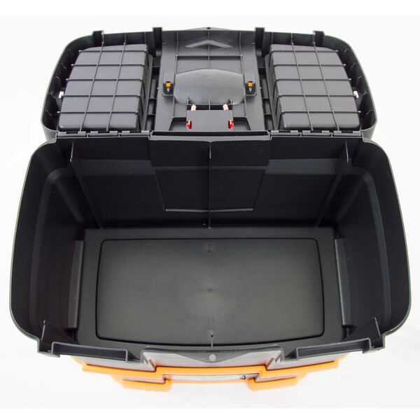 vidaXL Rolling Tool Box 460x280x677 mm PP