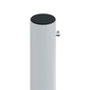 vidaXL Retractable Side Awning Black 200x1000 cm