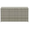 vidaXL Garden Storage Box Poly Rattan 100x50x50 cm Grey