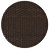 vidaXL 3 Piece Bistro Set with Cushions Brown Poly Rattan