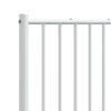 vidaXL Metal Replace Headboard White 193 cm