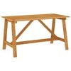 vidaXL 5 Piece Garden Dining Set Beige
