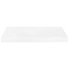 vidaXL Floating Wall Shelves 2 pcs High Gloss White 50x23x3.8 cm MDF