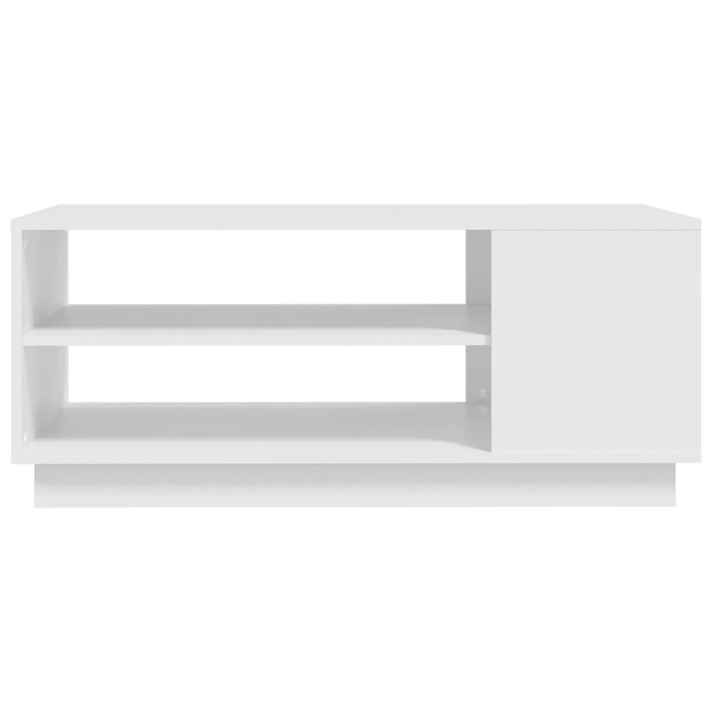 vidaXL Coffee Table White 102x55x43 cm Engineered Wood