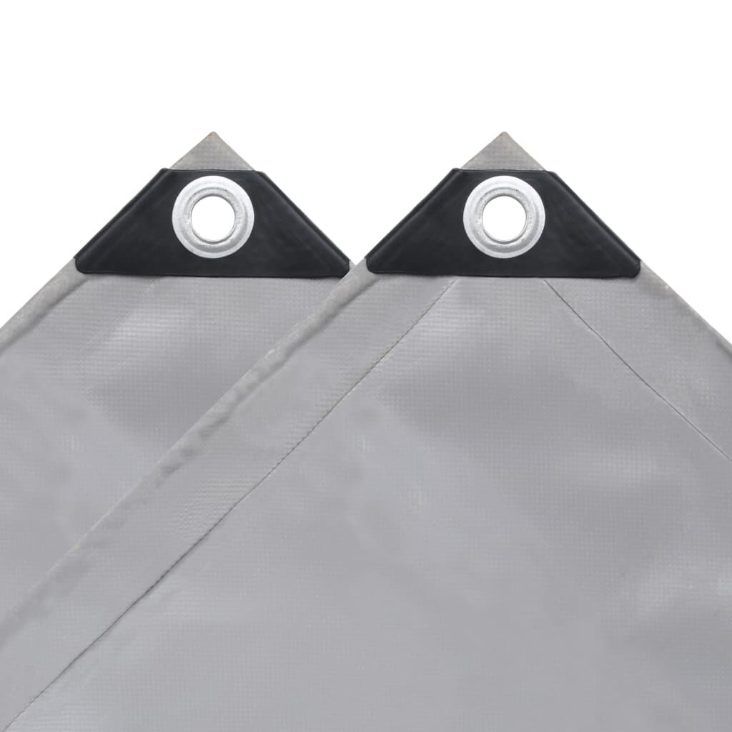 vidaXL Tarpaulin 650 g/m² 4x7 m Grey