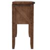 vidaXL Console Table Solid Fir Wood 131x35.5x75 cm Brown