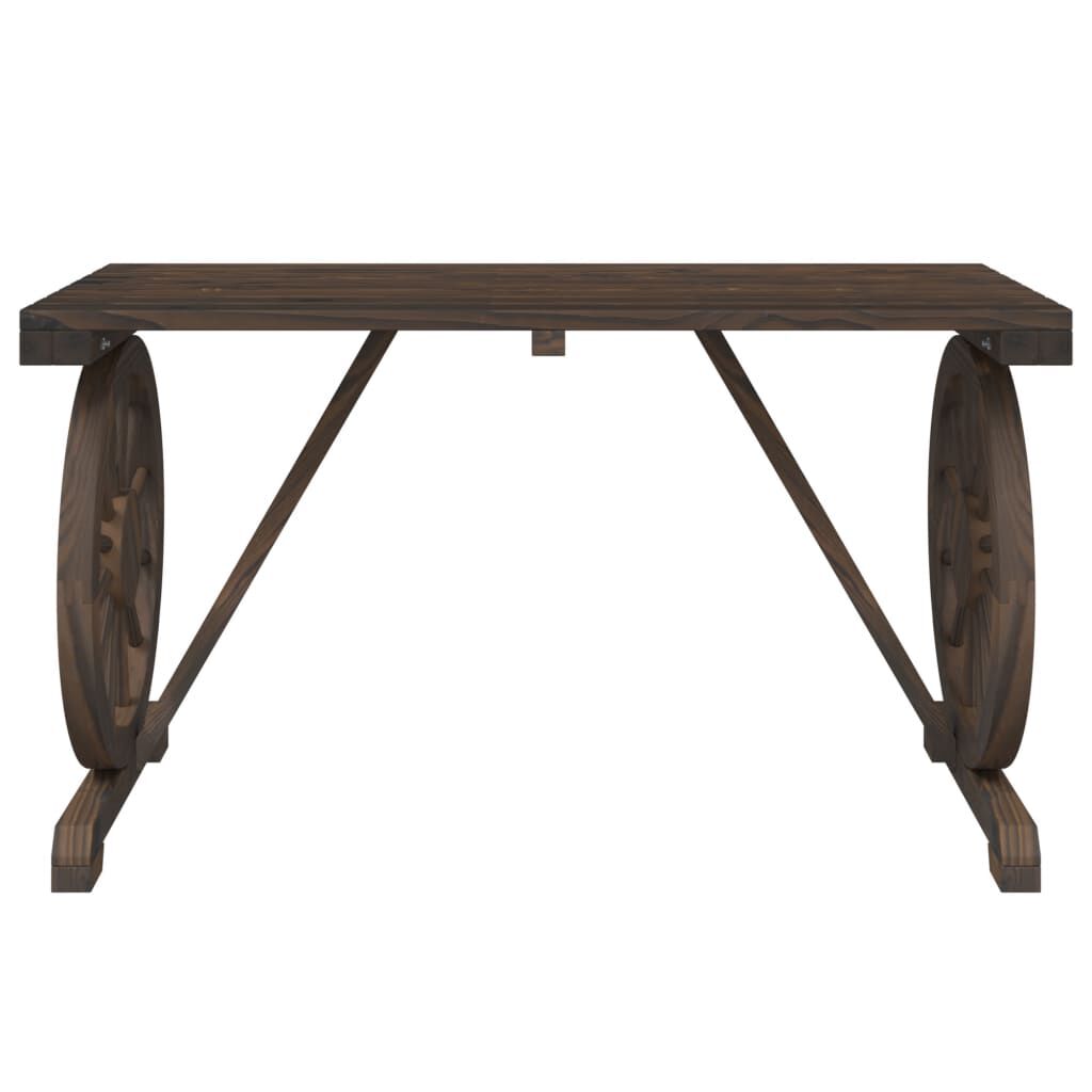 vidaXL 5 Piece Garden Dining Set Solid Wood Fir