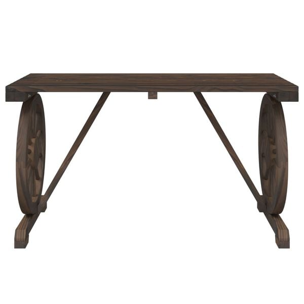 vidaXL 5 Piece Garden Dining Set Solid Wood Fir