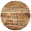 vidaXL Coffee Table Ø68 cm Rough Mango Wood