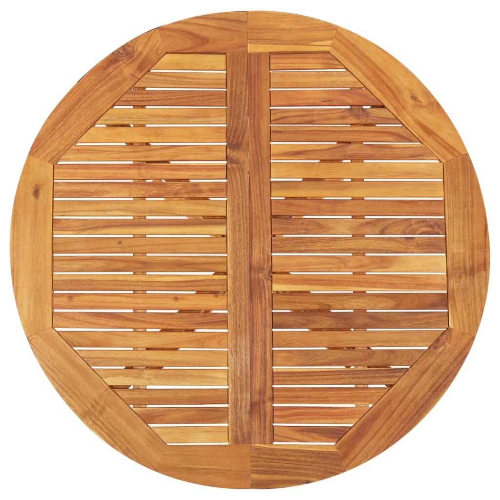 vidaXL Garden Table 110x110x75 cm Solid Wood Acacia