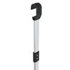 vidaXL Telescopic Wardrobe Hanging Rail Silver