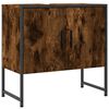 vidaXL Bathroom Sink Cabinet Smoked Oak 60x33x60 cm Engineered Wood