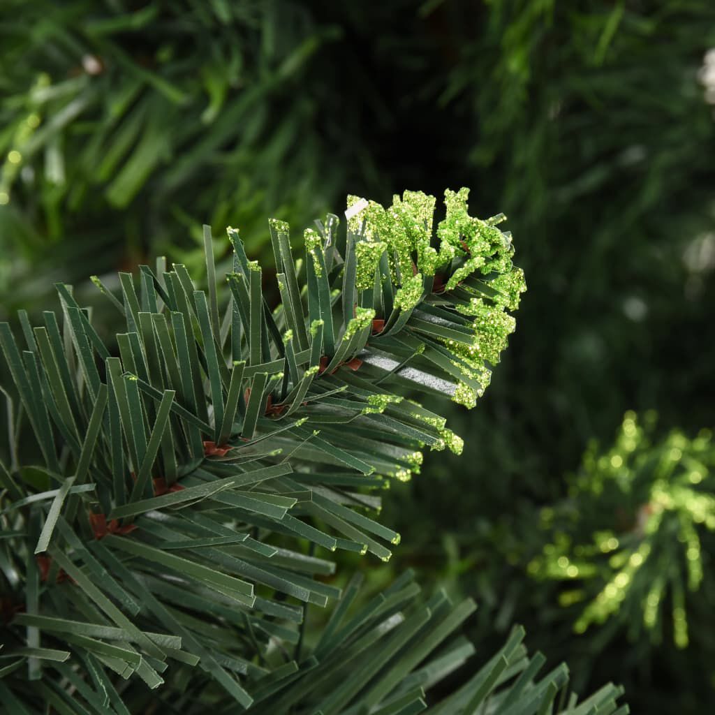 vidaXL Artificial Christmas Tree with Pine Cones Green 210 cm