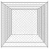 vidaXL Dog Cage Silver 600 x 200 x 200 cm Galvanised Steel