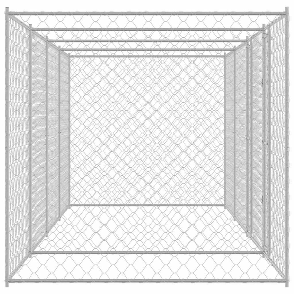 Dog Cage Silver 600 x 200 x 200 cm Galvanised Steel