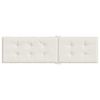 vidaXL Deck Chair Cushion Melange Cream (75+105)x50x4 cm Fabric