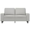 vidaXL 2-Seater Sofa Light Grey 120 cm Microfibre Fabric