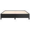 vidaXL Bed Frame without Mattress Black California King Faux Leather