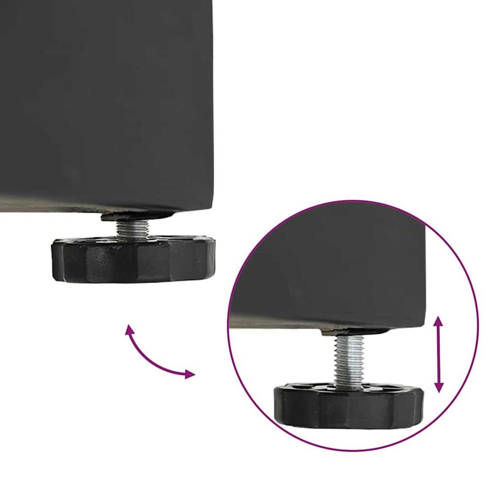 vidaXL Outdoor Umbrella Bases Black 45 x 45 x 31.5 cm Steel, Concrete