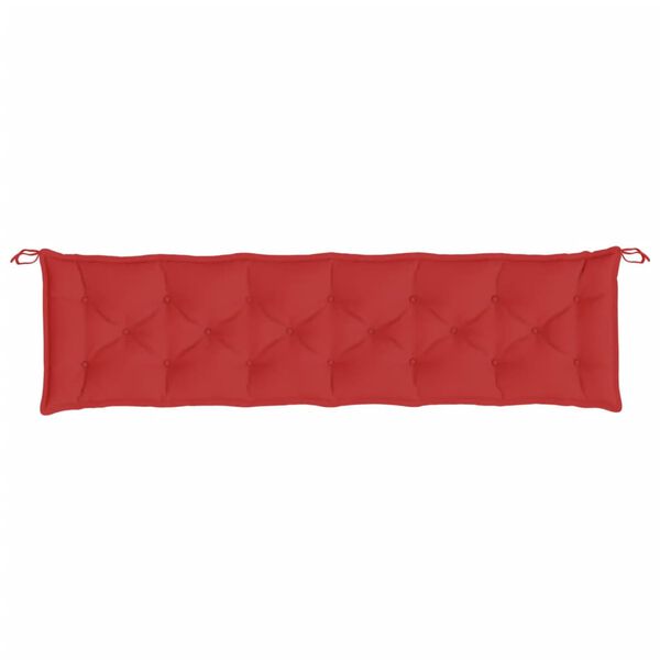 vidaXL Garden Bench Cushion Red 200x50x7 cm Oxford Fabric