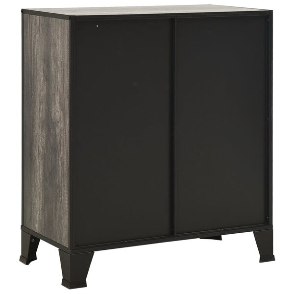 vidaXL Storage Cabinets 2 pcs Grey 72x36x82 cm Metal and MDF
