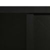 vidaXL Bathroom Mirror Cabinet Black 66x17x63 cm MDF
