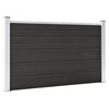 vidaXL Garden Fence WPC 180x105 cm Grey