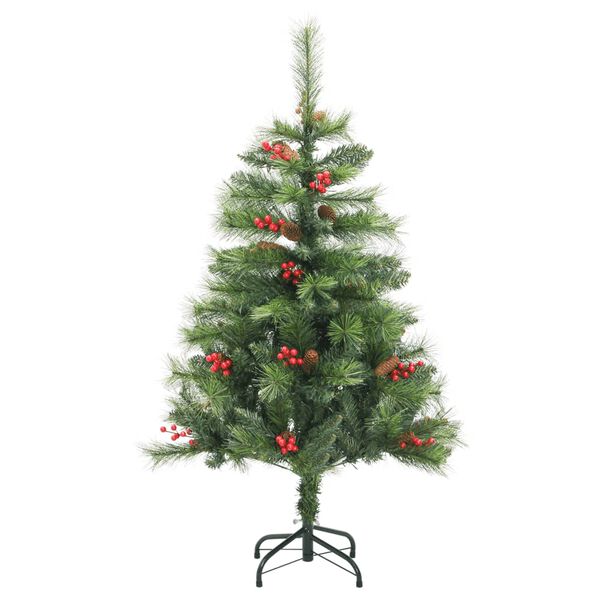 vidaXL Artificial Hinged Christmas Tree 150 LEDs 150 cm