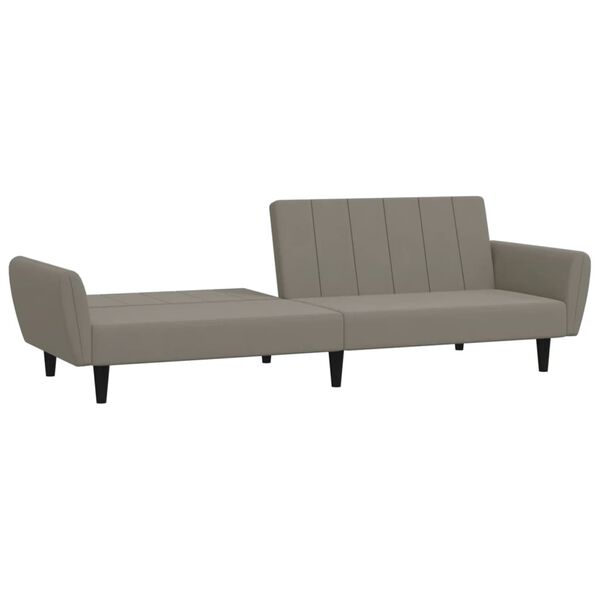 vidaXL 2-Seater Sofa Bed Dark Green Velvet
