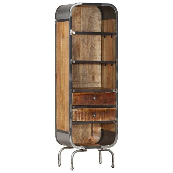 vidaXL Highboard 40x30x126 cm Solid Wood Mango