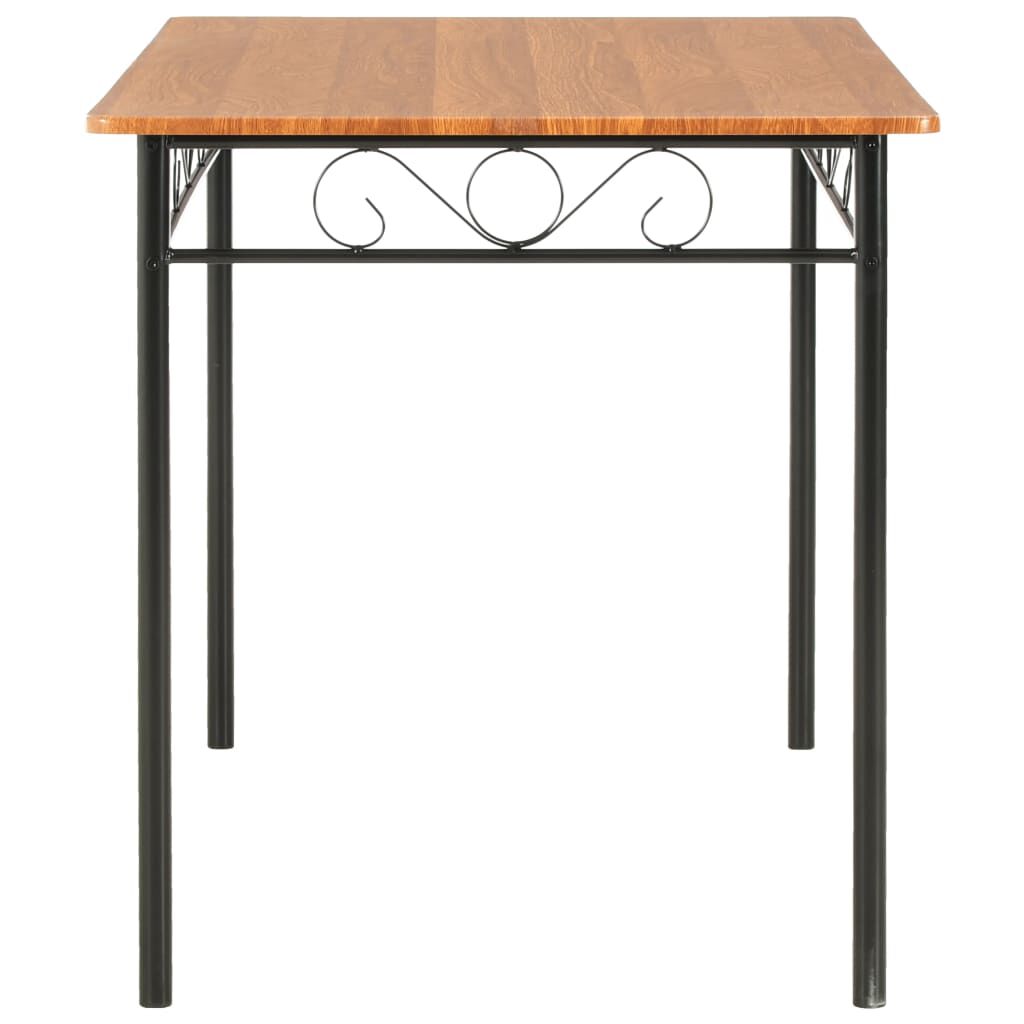 vidaXL Dining Table Brown 120x70x75 cm MDF