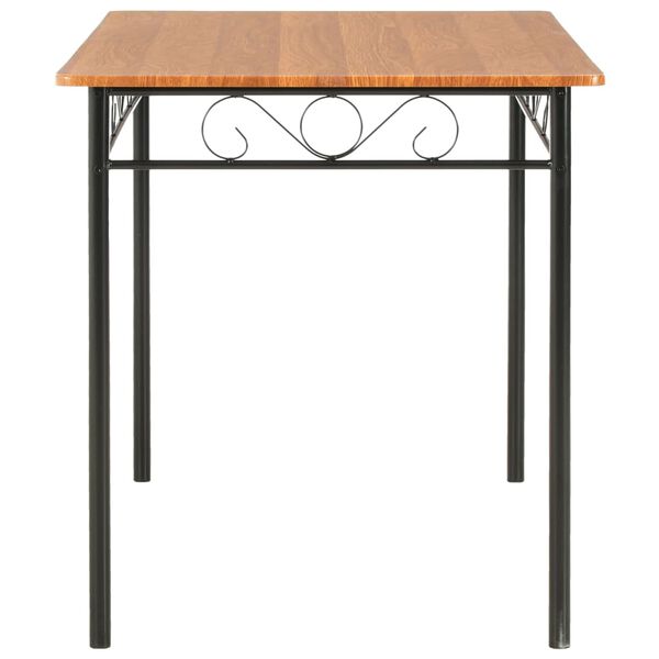 vidaXL Dining Table Brown 120x70x75 cm MDF