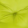 vidaXL Pallet Cushion Bright Green 120x80x12 cm Fabric