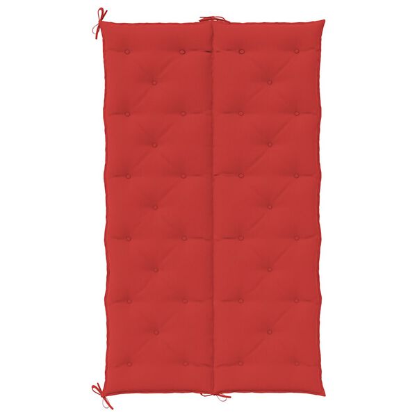 vidaXL Garden Bench Cushion Red 180x(50+50)x7cm Oxford Fabric