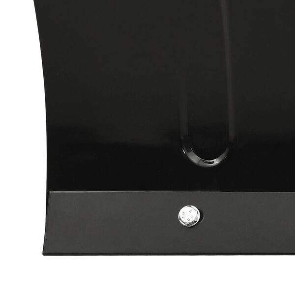 vidaXL Snow Plough for Forklift 150x38 cm Black
