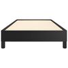 vidaXL Bed Frame without Mattress Black 100x190 cm Twin Faux Leather