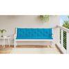 vidaXL Garden Bench Cushion Light Blue 180x(50+50)x7cm Oxford Fabric