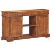 vidaXL Sideboard 135x35x75 cm Solid Acacia Wood