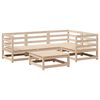 vidaXL 5 Piece Garden Sofa Set Solid Wood Pine