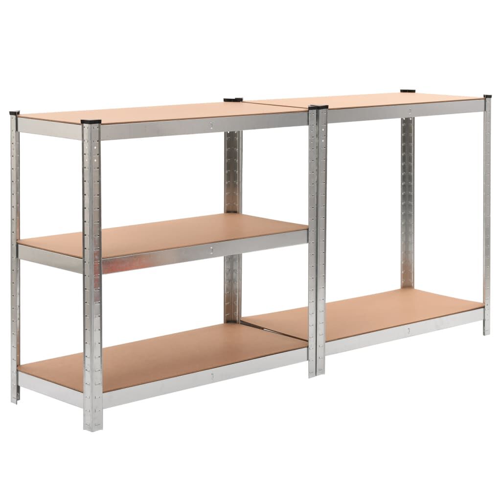 vidaXL Heavy-duty Storage Rack 2 pcs