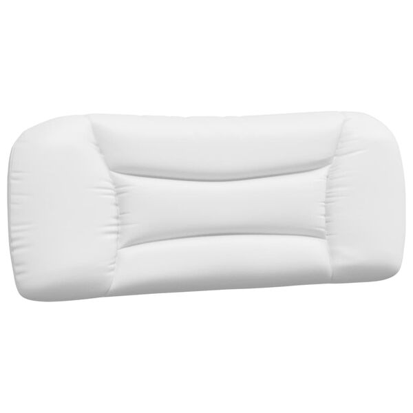 vidaXL Headboard Cushion "Hvar" White 100 cm Faux Leather