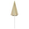 vidaXL Beach Parasol Sand Yellow 240 cm