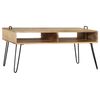 vidaXL Coffee Table Solid Mango Wood 100x60x45 cm