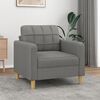 vidaXL Sofa Chair Dark Grey 60 cm Fabric