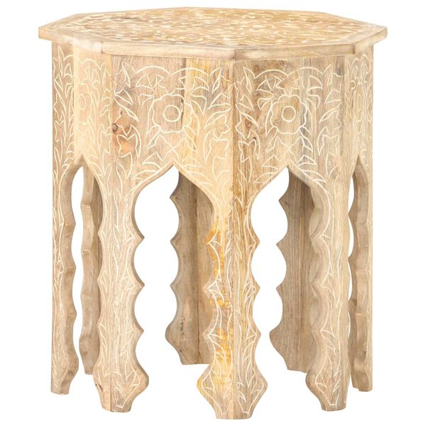 vidaXL Side Table Ø48 cm Solid Mango Wood