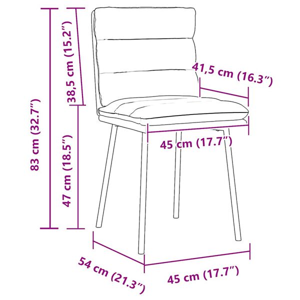 vidaXL Dining Chairs 4 pcs Dark Grey Velvet