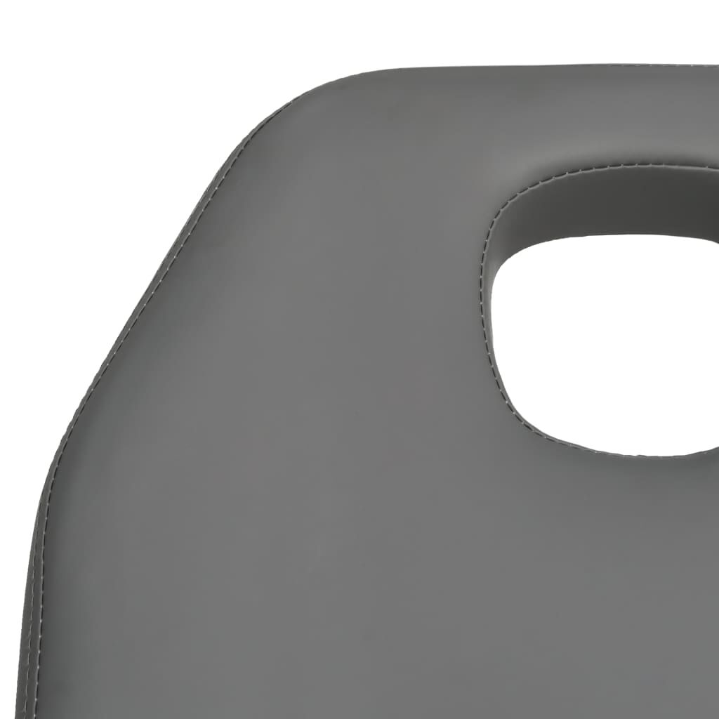 vidaXL Massage Table Grey 180x62x(87-112) cm