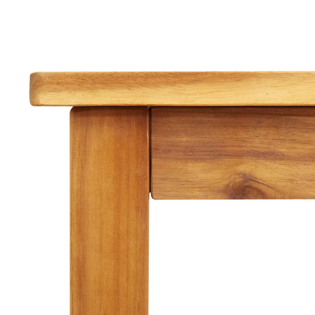 vidaXL Garden Dining Table 180x90x75 cm Solid Wood Acacia