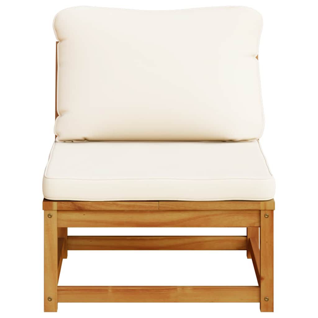 vidaXL Garden Sofa with Cushions Solid Wood Acacia
